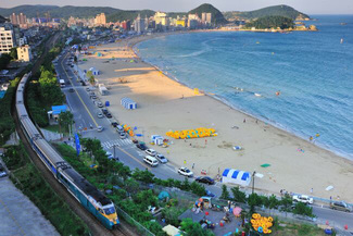 Du lịch Hàn Quốc - Bãi biển Songjeong